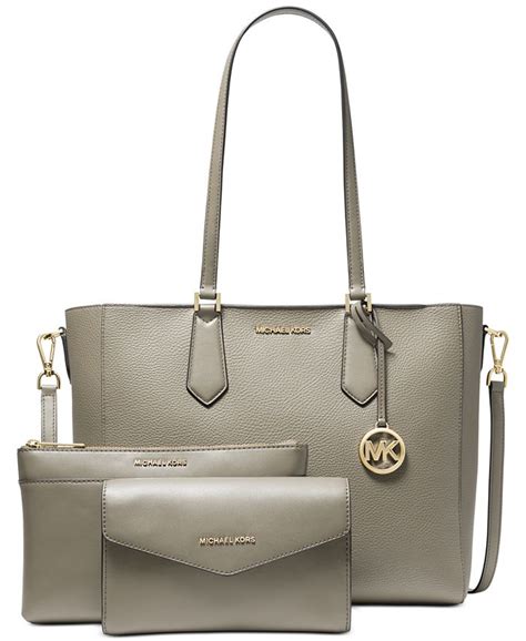 michael kors kimberly large 3 in 1 tote|kimberly pebble tote bag.